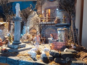 Presepe tradizionale realizzato interamente a mano