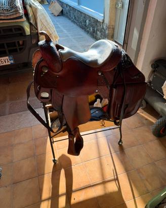 Sella Americana per cavallo