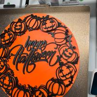 Decorazione 3D Halloween Ø22 cm – Happy Halloween