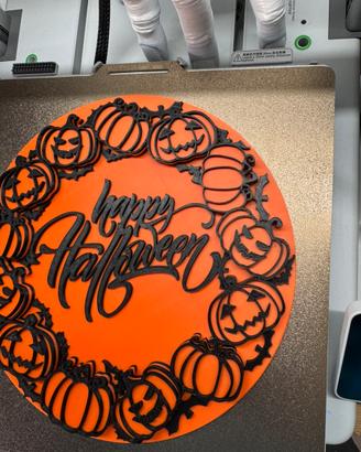 Decorazione 3D Halloween Ø22 cm – Happy Halloween