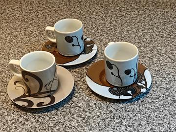 Set 3 Tazzine caffè design