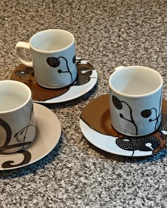 Set 3 Tazzine caffè design