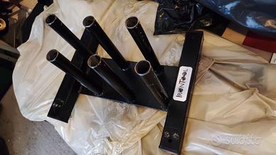 Porta Bilancieri verticale a 6 posti foro 28.