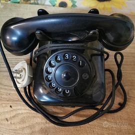 Telefono bachelite nero F.A.C.E. da tavolo