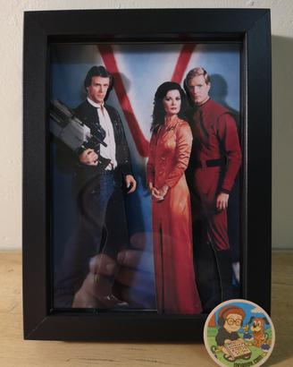 V - Visitors serie TV - Quadro 3D a 3 livelli.