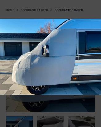 Oscurante termico camper