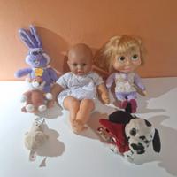 Lotto Bambole e Peluches+Portachiavi