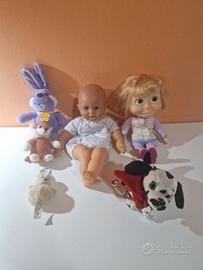 Lotto Bambole e Peluches+Portachiavi