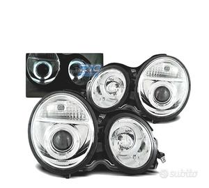 FARI OCCHI ANGEL MERCEDES W210 95-99 CROMATI