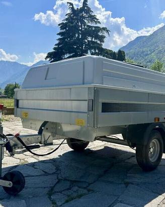 Rimorchio CRESCI A6B con coperchio