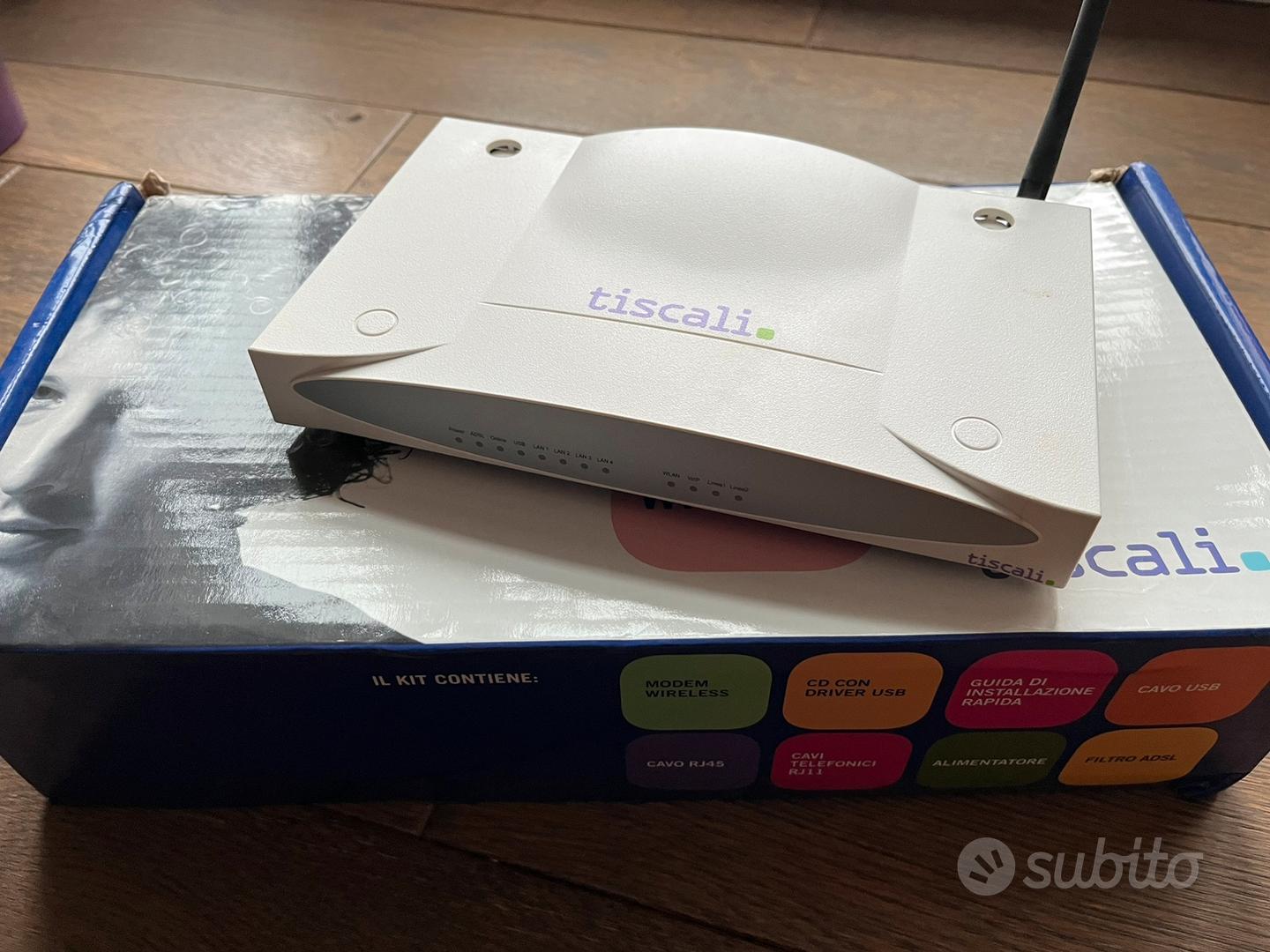 Modem Router Tiscali Pirelli DGR A225G - Informatica In vendita a Como