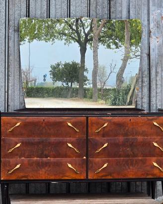 Comò con Specchiera - Art Déco anni 40-50