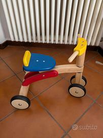 Triciclo bambini in legno