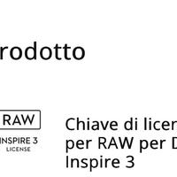 Licenza DJI Inspire 3 RAW (MAI ATTIVATE)