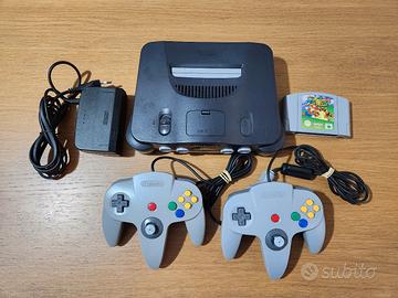 Nintendo 64 N64 Console, cavo video 2 Controller S