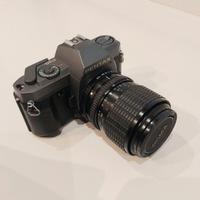 Pentax P30T con obiettivo Sigma 28-70