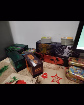 Lotto carte Pokemon da 500 carte senza doppie