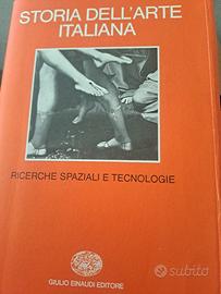 storia arte italiana ricerche spaziali/tecnologie