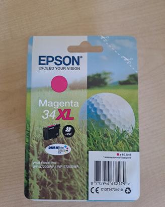 Cartuccia Originale Epson 34XL Magenta - sigillata