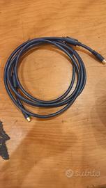 cavo RF tv alta definizione connettori oro