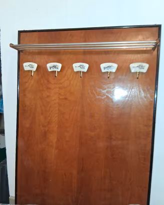appendiabiti da parete vintage in legno