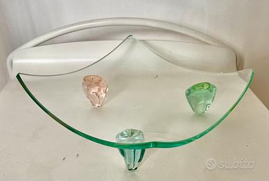 Vassoio Centrotavola Design Moderno in Vetro
