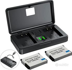 Batterie SLB-11A e caricatore doppio incluso
