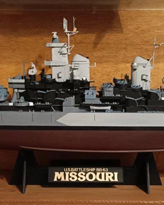 Modello corazzata Missouri scala 1:350