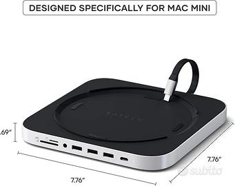 SATECHI Mac Mini Hub e supporto Type-C
