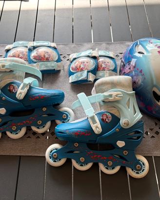 Pattini in linea Bambina Frozen II