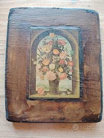 Quadro in legno anticato