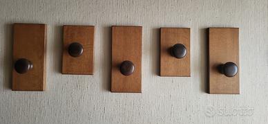 Appendiabiti legno anni 70