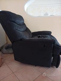 Poltrona massaggiante reclinabile 
