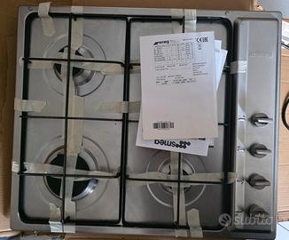 piano cottura 4 fuochi smeg s64s 
