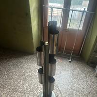 Lampada da terra vintage anni 60/70 cromata