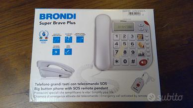 Telefono Brondi SuperBravoPlus con Telecomando SOS