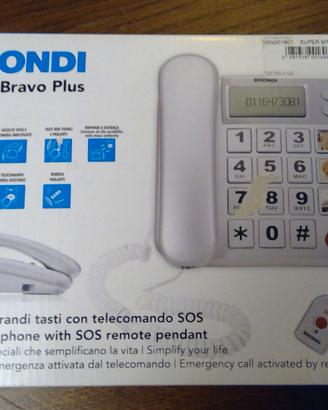Telefono Brondi SuperBravoPlus con Telecomando SOS