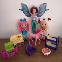 Bambole: WINX E MINNIE con accessori