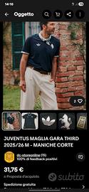 JUVENTUS MAGLIA GARA THIRD 2025/26 M - MANICHE COR