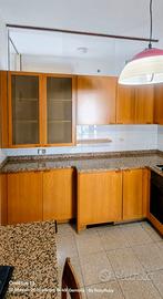 cucina legno noce nazionale impiallacciato