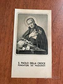 Santino San Paolo della croce molto antico