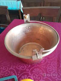 paiolo in rame con motore 