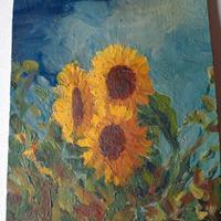 tavoletta di legno dipinta