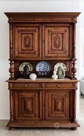 Credenza piattaia 800 Henri II neorinascimento