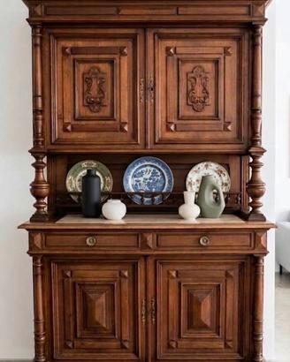 Credenza piattaia 800 Henri II neorinascimento