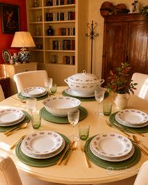Set piatti Vintage  , decoro foglie