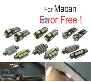 KIT 10 LAMPADE LED INTERNE PER PORSCHE MACAN S TUR