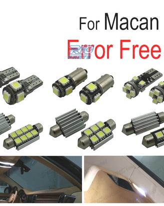 KIT 10 LAMPADE LED INTERNE PER PORSCHE MACAN S TUR