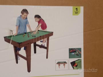 mini biliardo per ragazzi nuovo mai aperto
