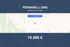 Immobile in asta di 142 m² a Pennabilli